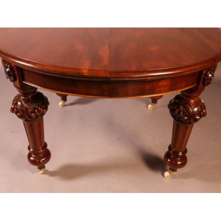 Antiker, viktorianischer Esstisch aus Mahagoni für bis zu 10 Personen