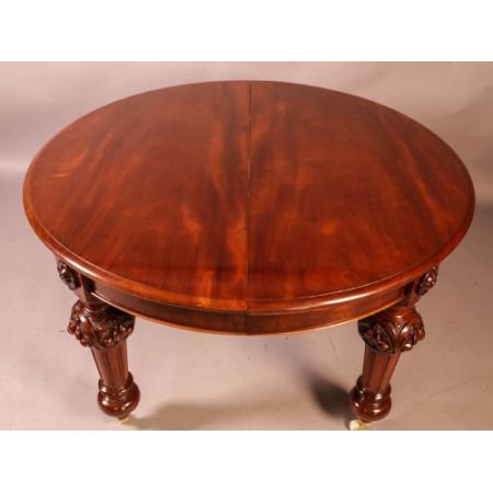 Antiker, viktorianischer Esstisch aus Mahagoni für bis zu 10 Personen