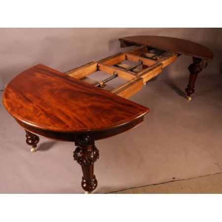 Antiker, viktorianischer Esstisch aus Mahagoni für bis zu 10 Personen