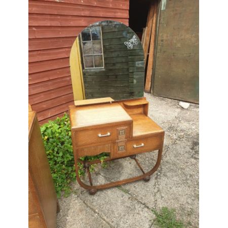 Antikes 2 Stück Art Deco Schlafzimmer Set.