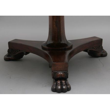 Antiker Mahagoni-Drum-Tisch aus dem frühen 19. Jahrhundert