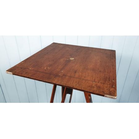 Antiker Feldarbeitstisch für Architekten/Vermesser