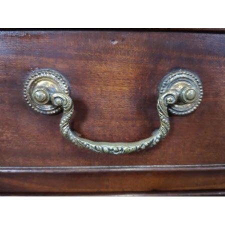 Antike georgische Mahagoni Kommode