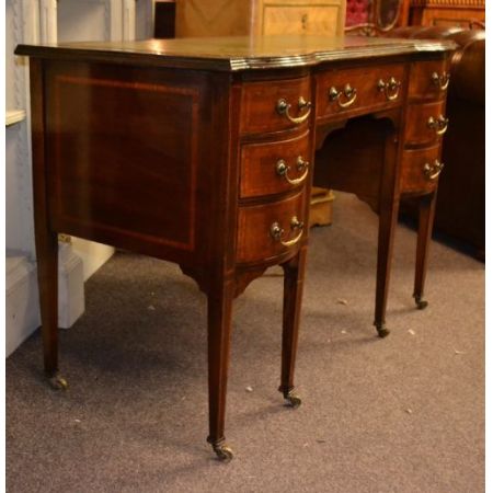 antiker Schreibtisch aus Massivholz edwardianisch