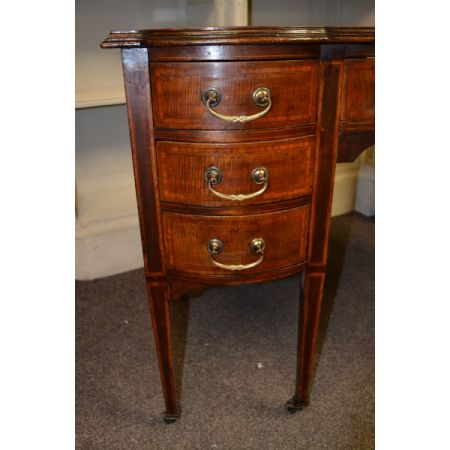 antiker Schreibtisch aus Massivholz edwardianisch