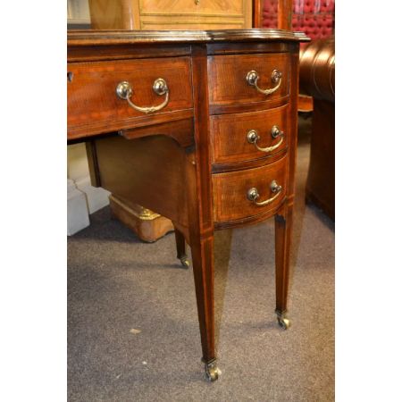 antiker Schreibtisch aus Massivholz edwardianisch