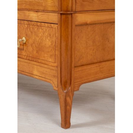 antikes Paar Kleiderschränke aus französichem Rotahorn Massivholz 1860