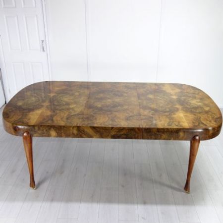 antike Art-Déco-Esszimmergarnitur von Maurice Adams aus Mahagoni Massivholz 1930