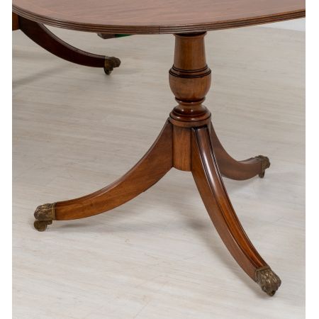 antiker Esszimmertisch Regency-Stil Mahagoni Massivholz 1920