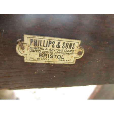 Antiker viktorianischer Esstisch mit Ausziehmechanismus aus Eichenholz