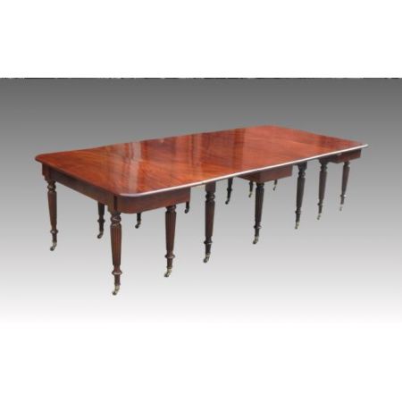 Antiker Mahagoni-Esstisch von Gillows aus der Zeit von George IV.