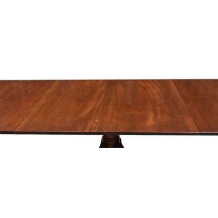 Großer Esstisch aus Mahagoni im Regentschaftsstil
