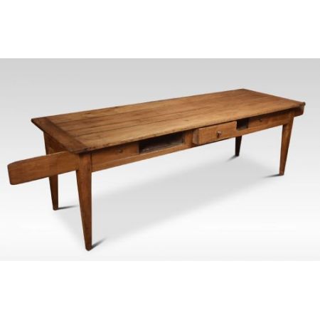 Premium! Großer Eichenholz Esstisch der aus einer Bauernhausküche