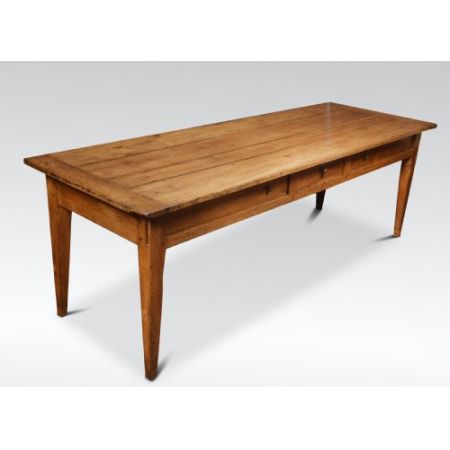 Premium! Großer Eichenholz Esstisch der aus einer Bauernhausküche