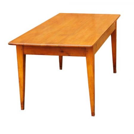 Antiker Esstisch aus französischem Kirschholz aus dem 19. Jahrhundert