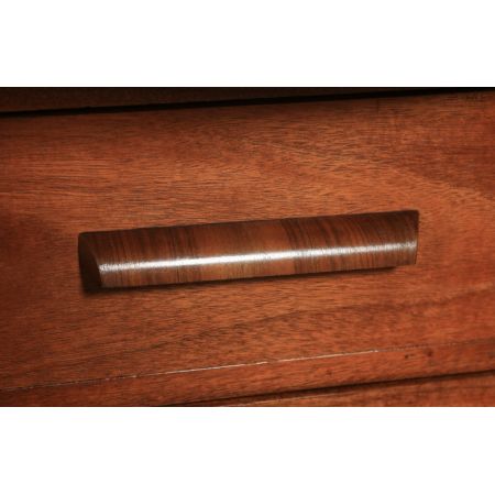 Antikes englisches Art-Deco-Epstein-Grat-Walnuss-Wolkenform Sideboard (circa 1930)