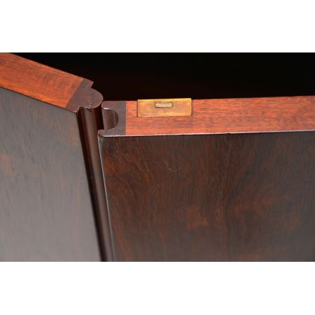 Französisches Art-Deco-Sideboard aus Palisander und Marmor der 1920er Jahre