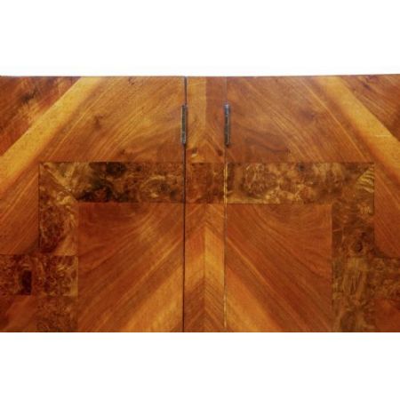 Großes Art-Deco-Sideboard aus Walnussholz