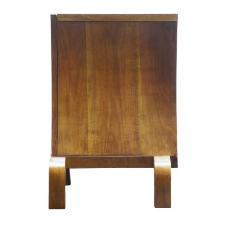 Großes Art-Deco-Sideboard aus Walnussholz