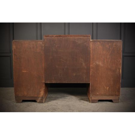 Art-Deco-Walnuss-Cocktailschrank im Epstein-Stil