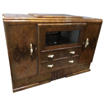 Art Deco Sideboard aus Walnussholz