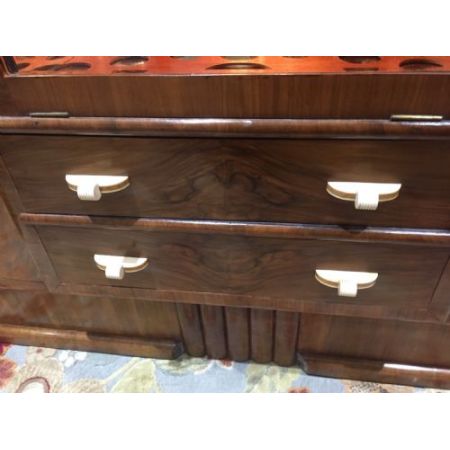 Art Deco Sideboard aus Walnussholz