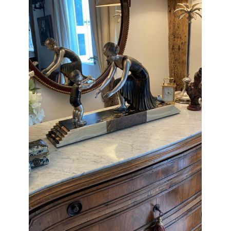 Antike Art-Deco-Skulptur von Lucien Gilbert (1904-1988)