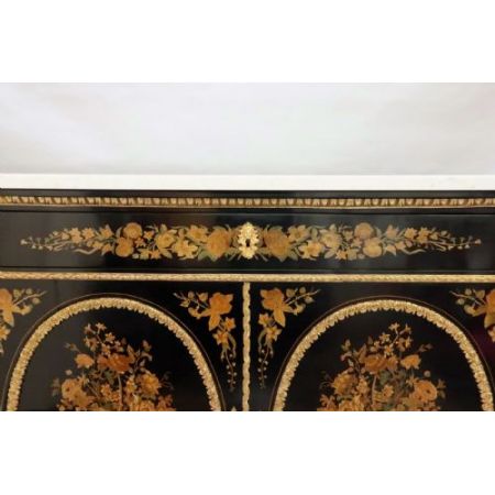 Premium! Antiker französischer Intarsien-Schrank, der Joseph Cremer zugeschrieben wird