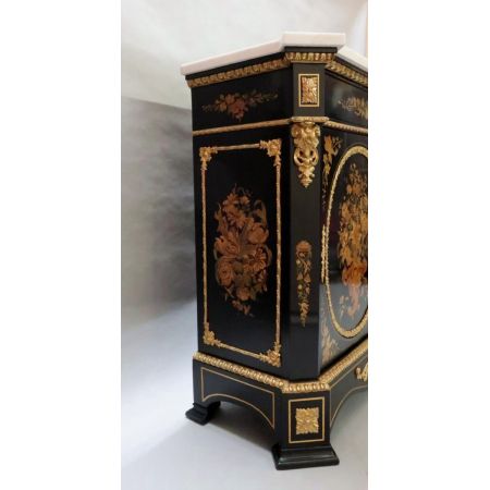 Premium! Antiker französischer Intarsien-Schrank, der Joseph Cremer zugeschrieben wird