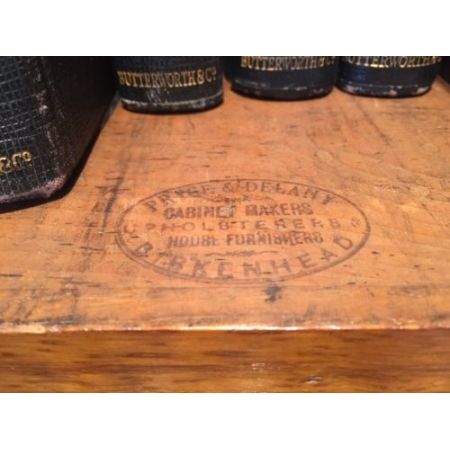 Premium! antiker Breakfront Bücherschrank aus Pollard-Eiche Massivholz von Prince&Delany um 1880