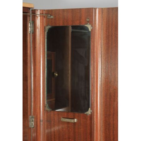 Sechsteiliges Schlafzimmerset im antiken englischen Art-Déco-Stil aus Wurzelnussholz Massivholz von M. P. Davis Furniture Manufacturers of London um 1930