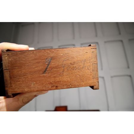 Premium! französisches "bureau de dame" mit Vernis Martin aus Königsholz Massivholz 19. Jahrhundert antik