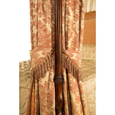 Premium! Antikes gerahmtes Mahagoni-Himmelbett aus dem frühen 20. Jahrhunderts