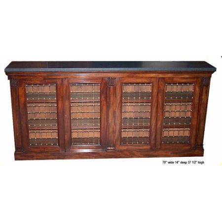 Premium! Antikes Paar 4-türige Mahagoni-Sideboards aus der Zeit George IV