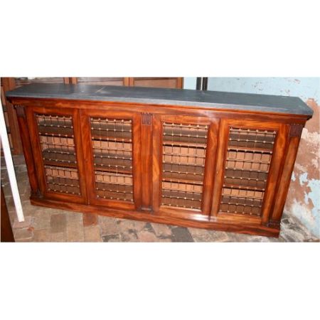 Premium! Antikes Paar 4-türige Mahagoni-Sideboards aus der Zeit George IV