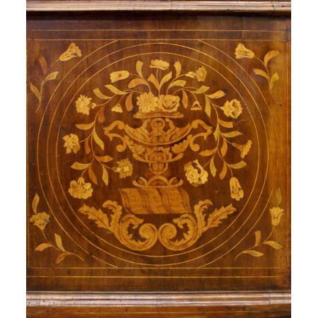 Premium! Antikes Sekretär mit Intarsien aus dem 18. Jahrhundert