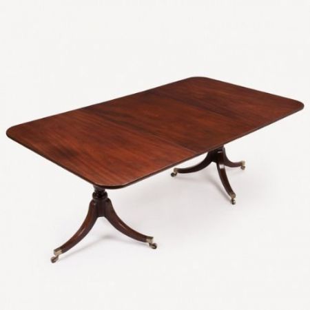 Antiker George III.-Esstisch aus kubanischem Mahagoni Massivholz um 1815