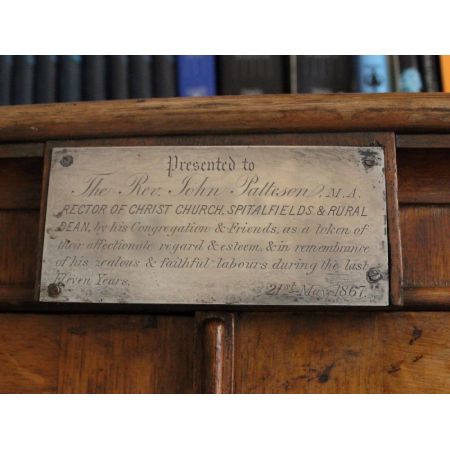 Antiker, viktorianischer Bücherschrank von Familie Patteson aus Massivholz