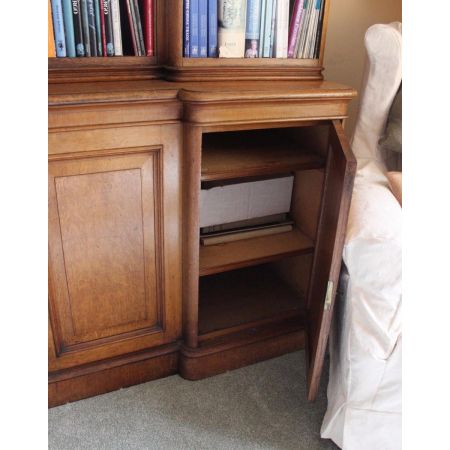 Antiker, viktorianischer Bücherschrank von Familie Patteson aus Massivholz