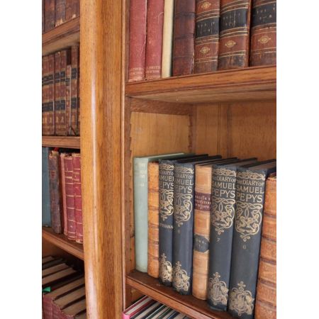Antiker, viktorianischer Bücherschrank von Familie Patteson aus Massivholz