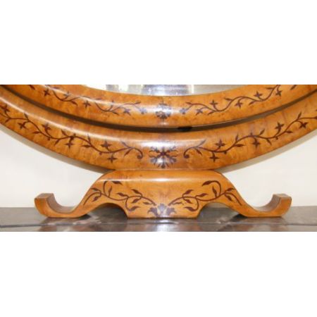 Antike Charles X.-Schlafzimmereinrichtung aus Vogelaugenahorn Massivholz um 1860