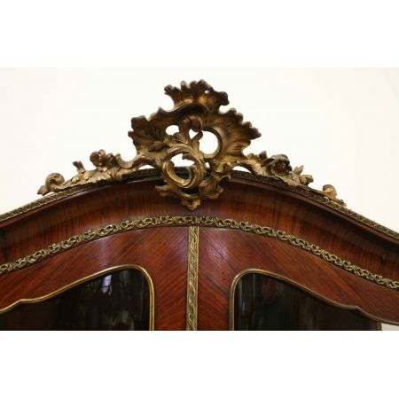 Antike französisch Kingwood Vernis Martin Schrank