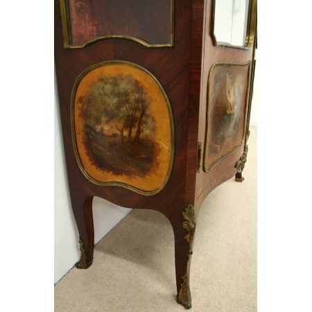 Antike französisch Kingwood Vernis Martin Schrank