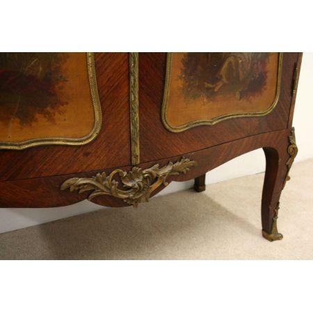 Antike französisch Kingwood Vernis Martin Schrank