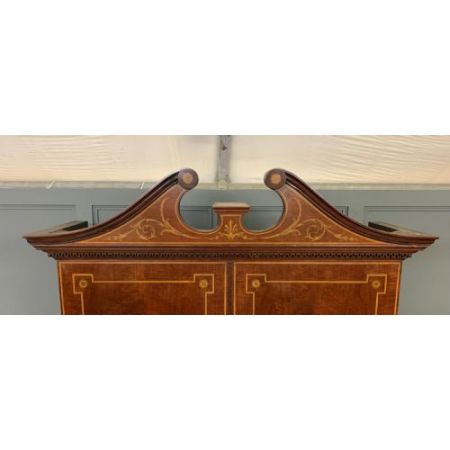 Antiker Inlaid Sekretär aus Mahagoni