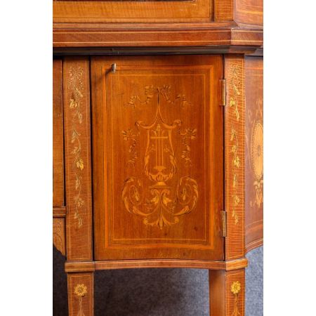 Antiker Inlaid Bücherschrank von Edwards&Roberts