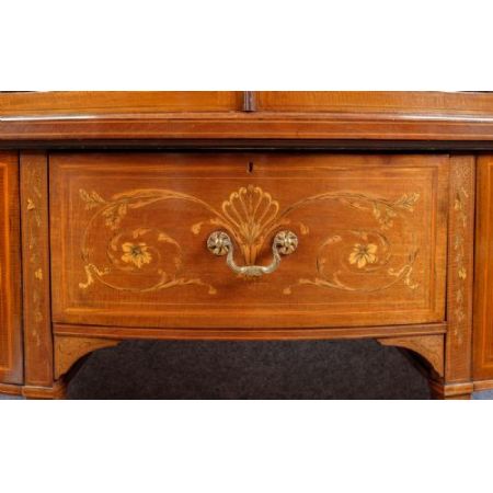 Antiker Inlaid Bücherschrank von Edwards&Roberts