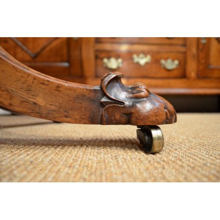 Regency Goncalo-Alves-Spielkartentisch aus Massivholz antik