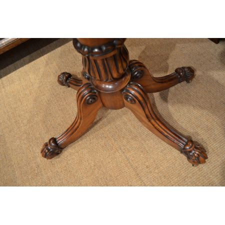 Regency Goncalo-Alves-Spielkartentisch aus Massivholz antik