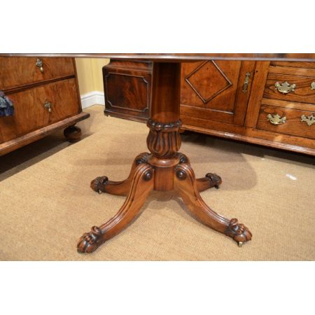 Regency Goncalo-Alves-Spielkartentisch aus Massivholz antik